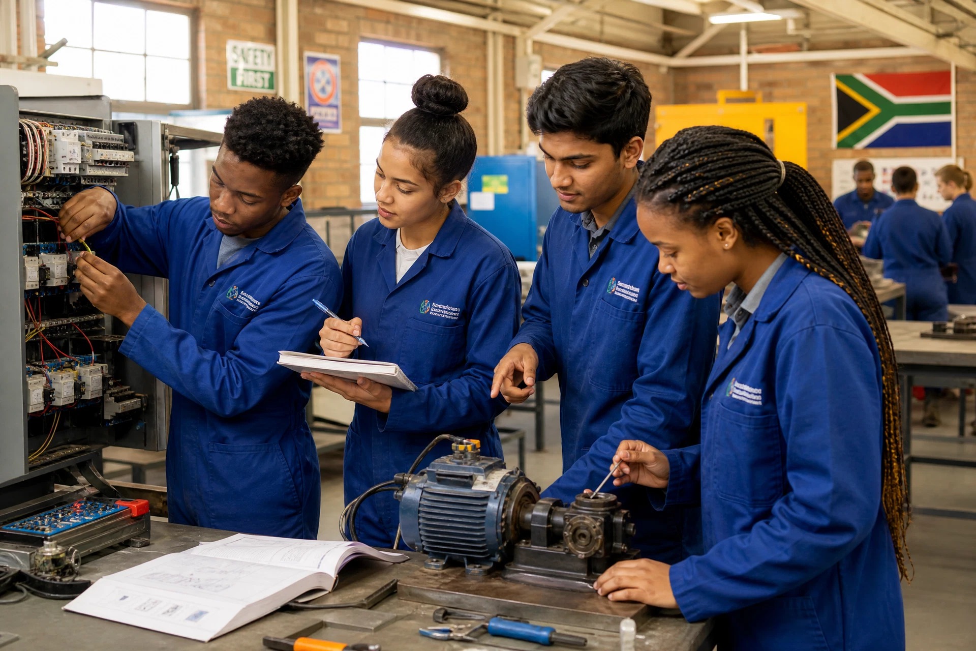 Engineering Studies students at Technicol SA College