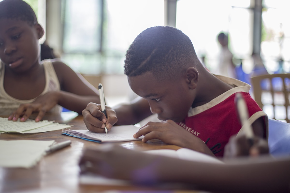 Students working toward their qualifications